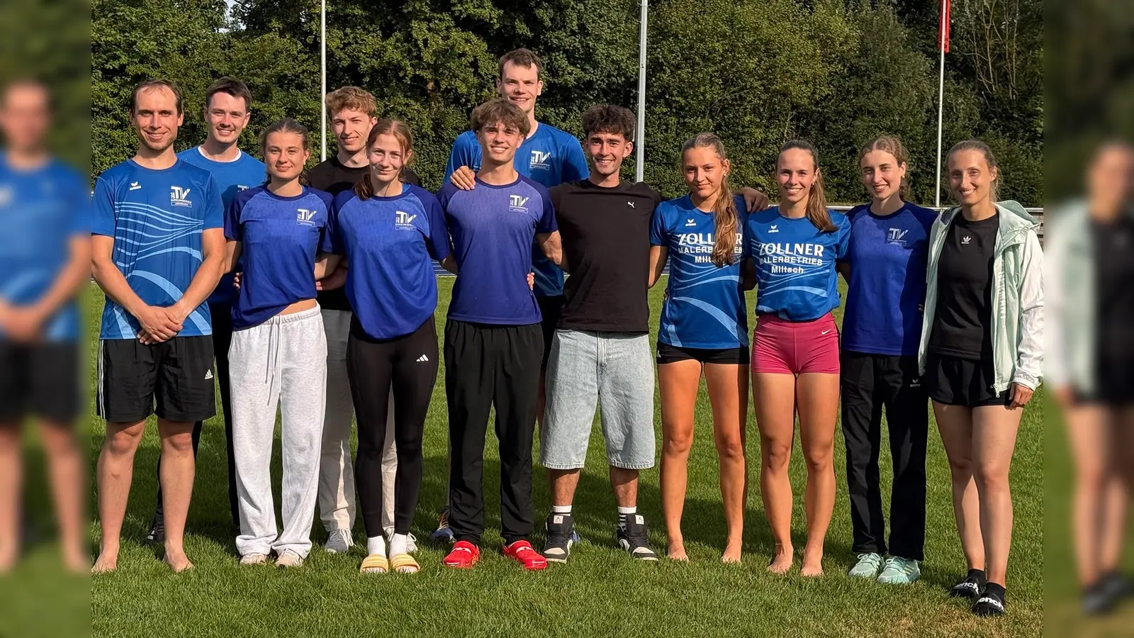 Eine starke Burglengenfelder Leichtathletik Truppe war bei den Niederbayerischen Meisterschaften am Start (Bild: Franz Pretzl)