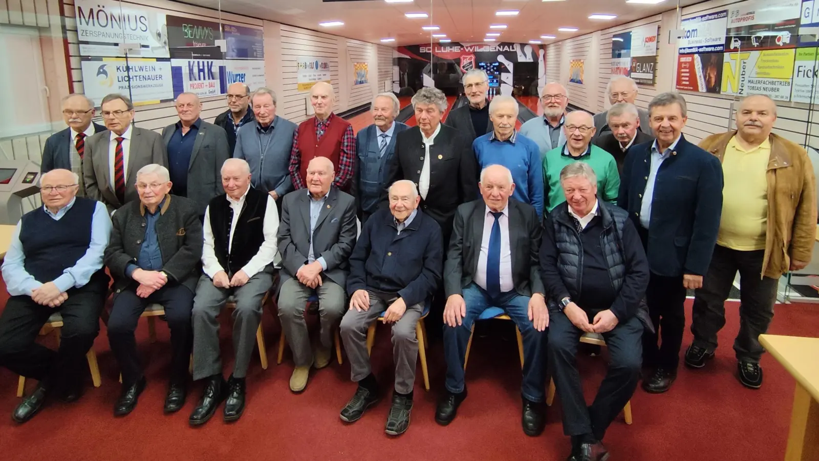 Allle Jubilare des SC Luhe-Wildenau. (Bild: Armin Goschler)