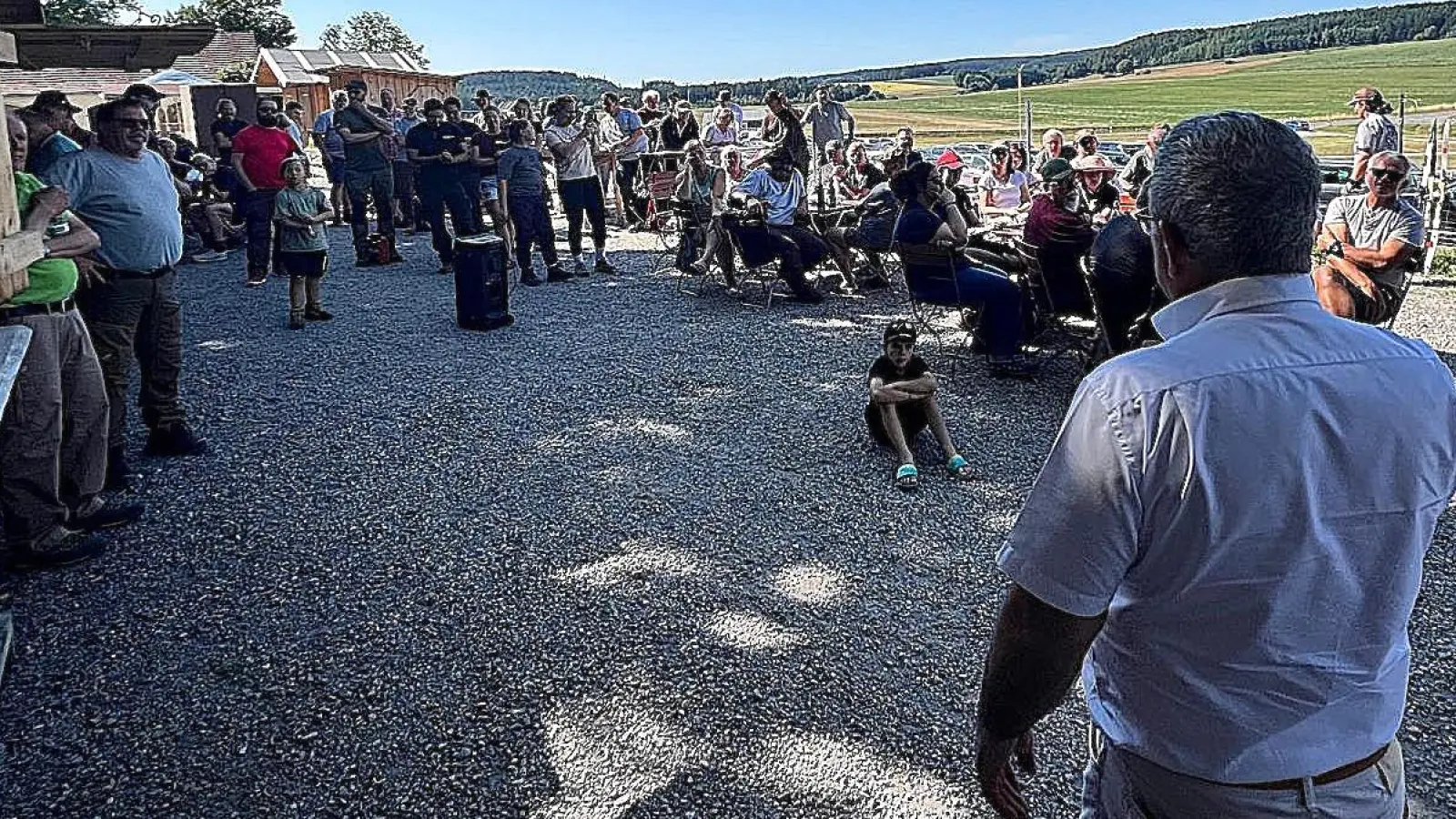 Zufriedene Gesichter bei der Siegerehrung am Ende der Veranstaltung. (Bild: Daniel Kneißl)