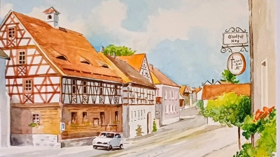 Marktplatz in Bad Neualbenreuth (Bild: Kurt Richter)