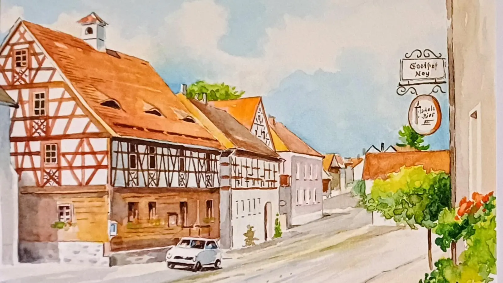 Marktplatz in Bad Neualbenreuth (Bild: Kurt Richter)