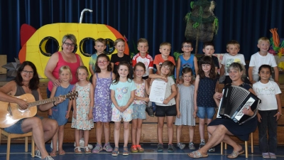 Erfolgreicher Aktionstag Musik in Kindertagesstätte St. Josef. (Bild: Tanja Pflaum)