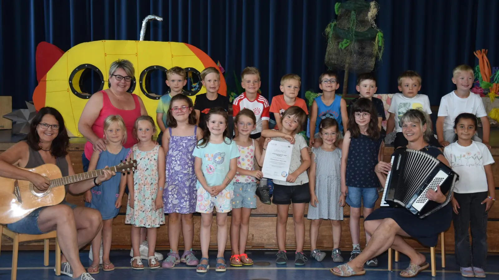 Erfolgreicher Aktionstag Musik in Kindertagesstätte St. Josef. (Bild: Tanja Pflaum)