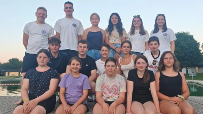 Gruppenfoto der Teilnehmer am Zeltlager. (Bild: Sophia Rädel)