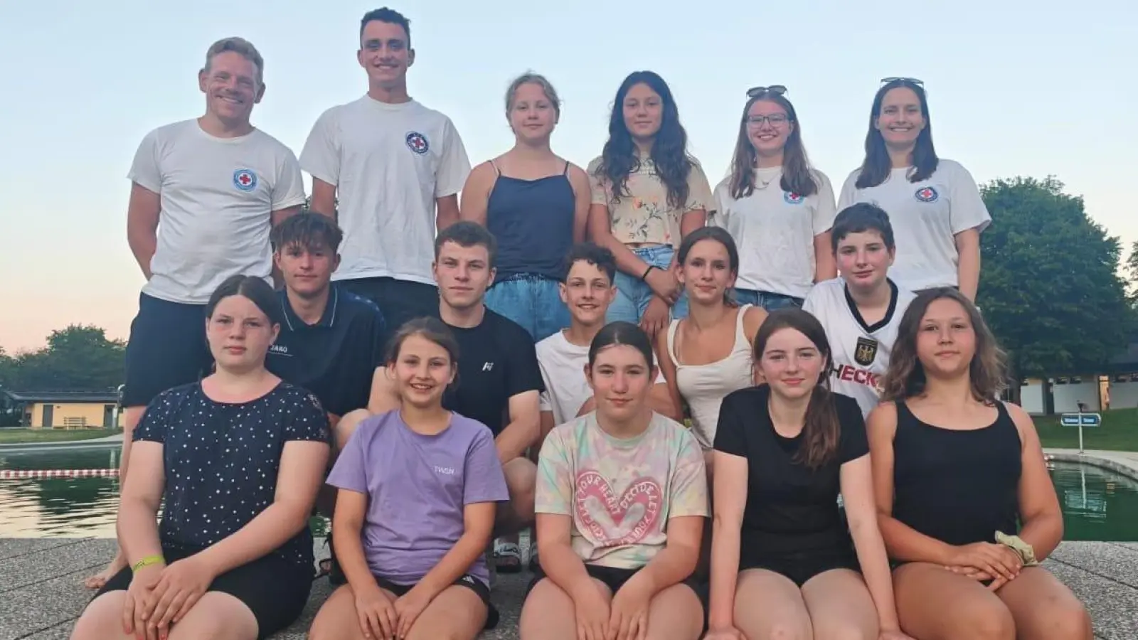 Gruppenfoto der Teilnehmer am Zeltlager. (Bild: Sophia Rädel)