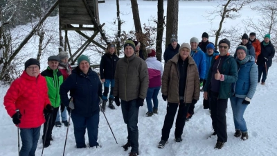 Winterwanderung auf den Kulm. (Bild: Bernhard Luber)