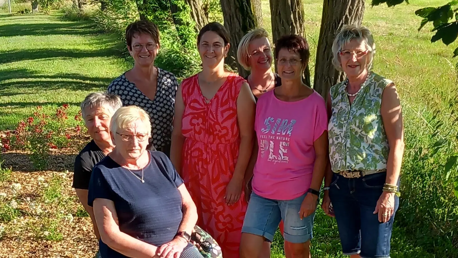 Scharf Ingrid, Heitzer Anna, Holzwarth Martina, Luber Heidi, Irl Anja, Scharf Maria, Ehemann Irene (von links).  (Bild: Irene Ehemann)