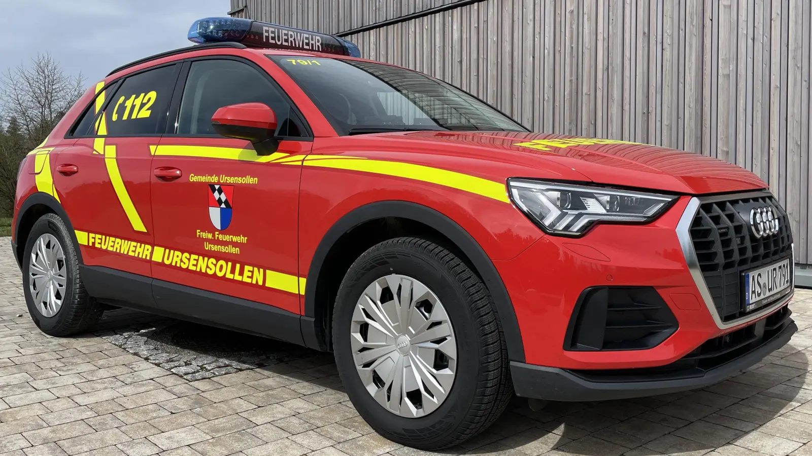 Das neue Einsatzfahrzeug der Ersthelfer der Gemeinde Ursensollen wurde 2024 in Dienst gestellt. (Bild: Josef Graml)