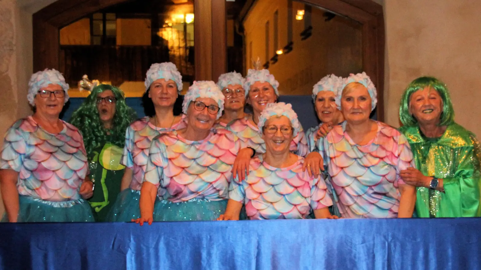 Ein Höhepunkt des Frauenbundfaschings war der Auftritt der Badenixen (bjo) (Bild: Johann Bauer)