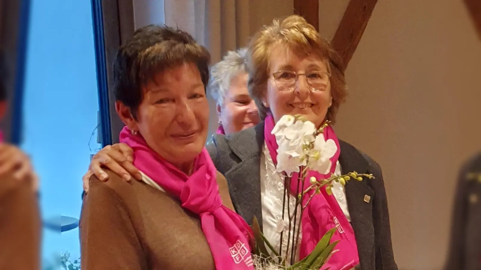 V.l.Maria Hefner, Christa Münster. (Bild: Christa Münster)
