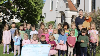 Die Kinder des Kindergarten Ursulapoppenricht gewinnen Hautpreis der Aktion “Seelöwe“ (Bild: Emöke Imre)