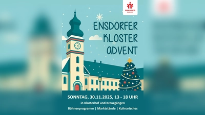 Markttreiben und Bühnenprogramm gibt es am ersten Adventssonntag im Kloster Ensdorf. (Bild: Sabrina Fischer )