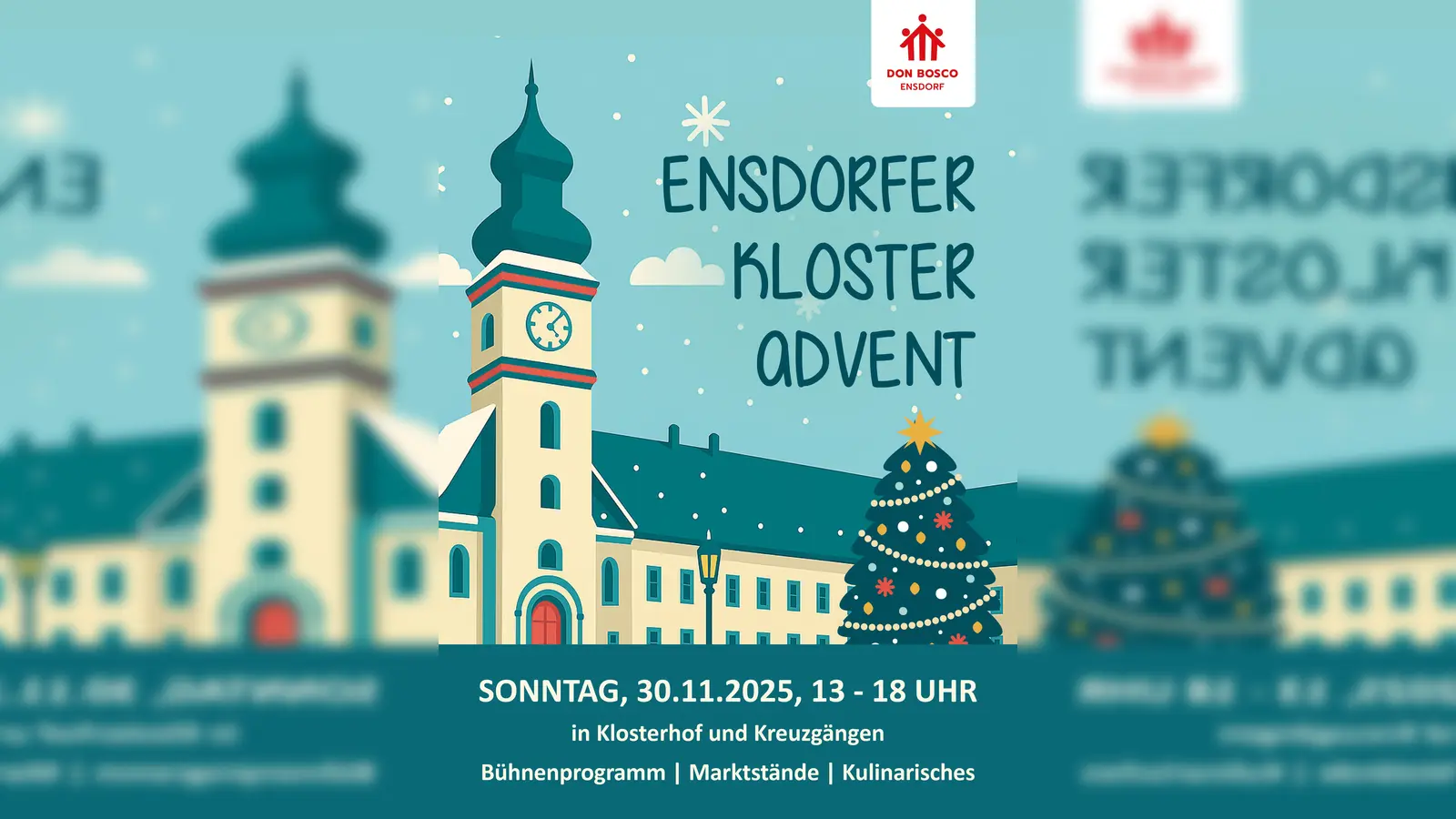 Markttreiben und Bühnenprogramm gibt es am ersten Adventssonntag im Kloster Ensdorf. (Bild: Sabrina Fischer )