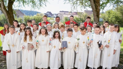 Kommunionkinder Hausen Hohenkemnath. (Bild: Sabrina Meyer)