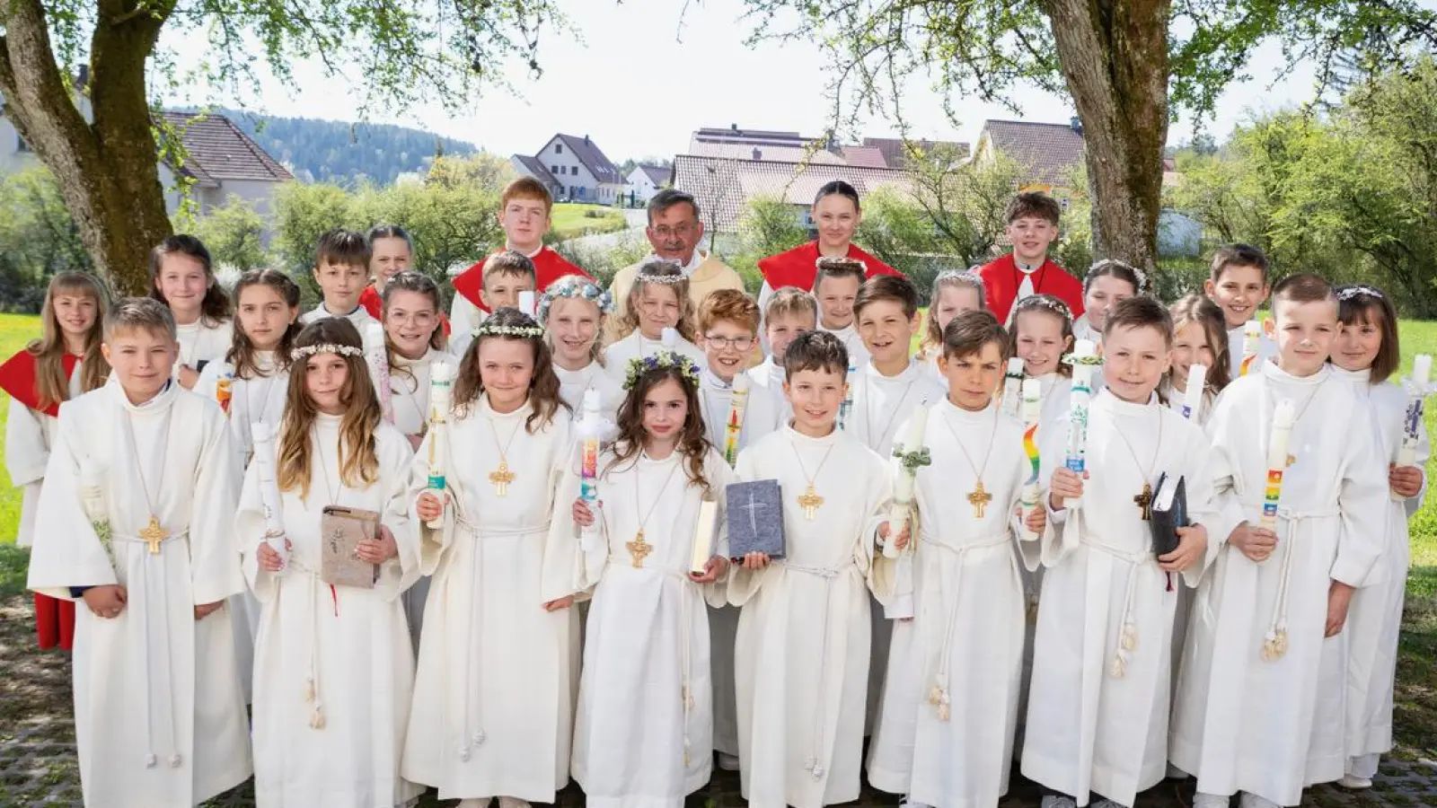 Kommunionkinder Hausen Hohenkemnath. (Bild: Sabrina Meyer)