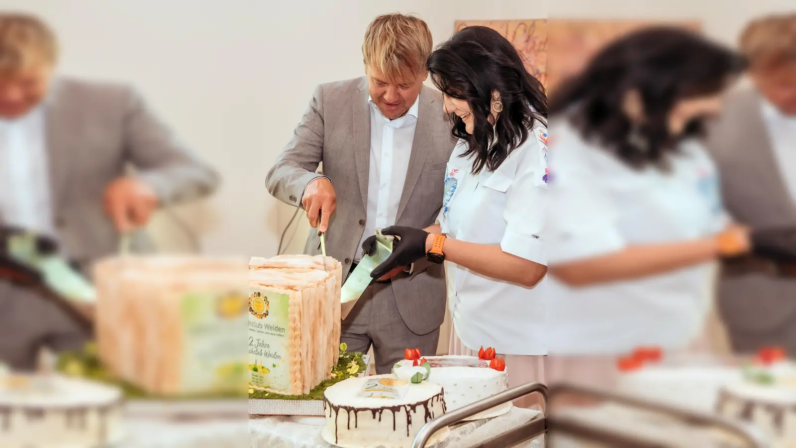 Die Geburtstagtorte (Bild: Mariia Tymoshenko, Fotografin)