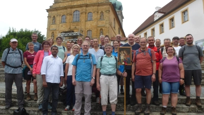 Der heilige Berg der Oberpfalz war für die Fußwallfahrer Endstation (Bild: Siegfried Bock)