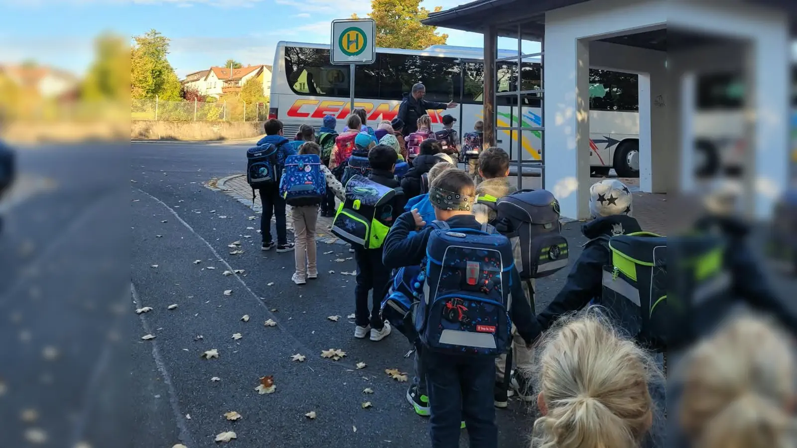 Busfahrtraining. (Bild: Sabine Graser )
