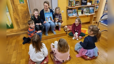 In der Kinderecke. (Bild: Gabi Scharf)