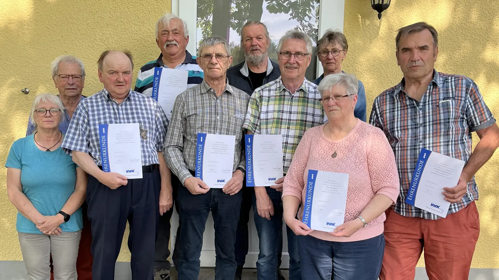 Ehrung für langjährige Mitgliedschaft (Bild: Maria Plößl)