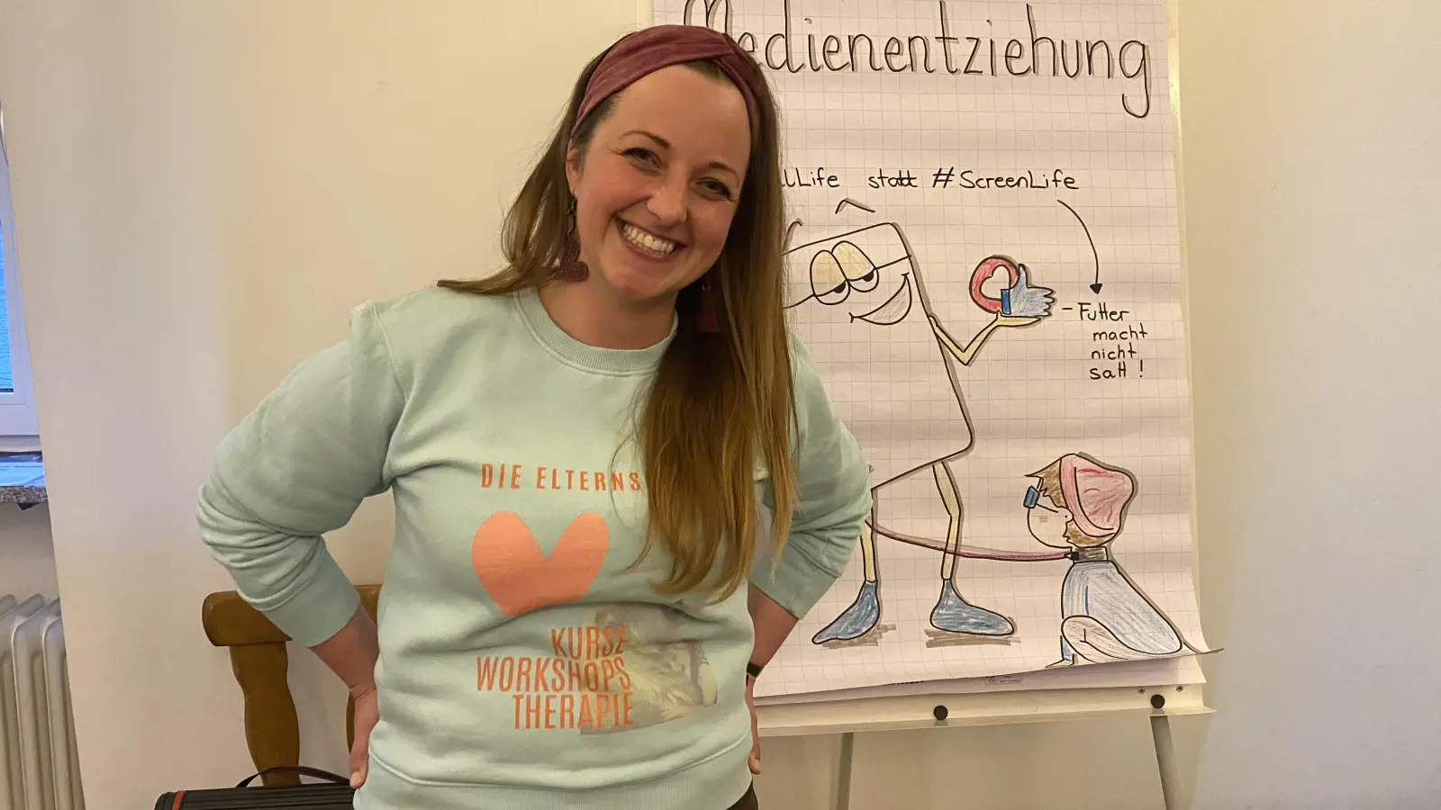 Referentin Juliana Dotzler von „Die Elternschmiede” (Bild: Kathrin Kaiser)