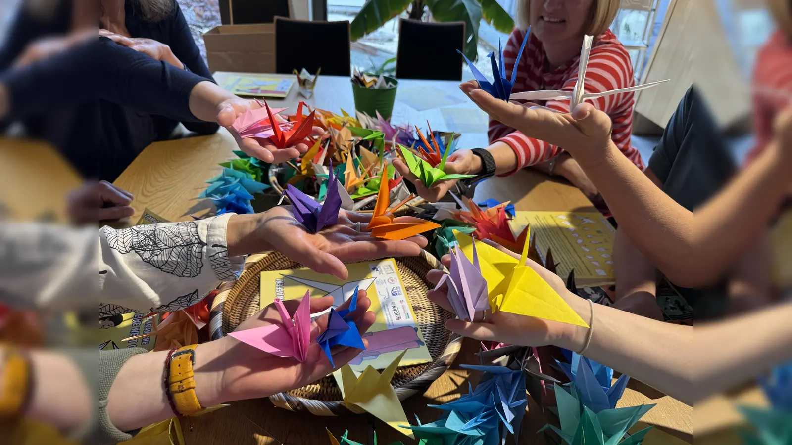 Sadakos Kraniche. (Bild: Julia Ratzmann )