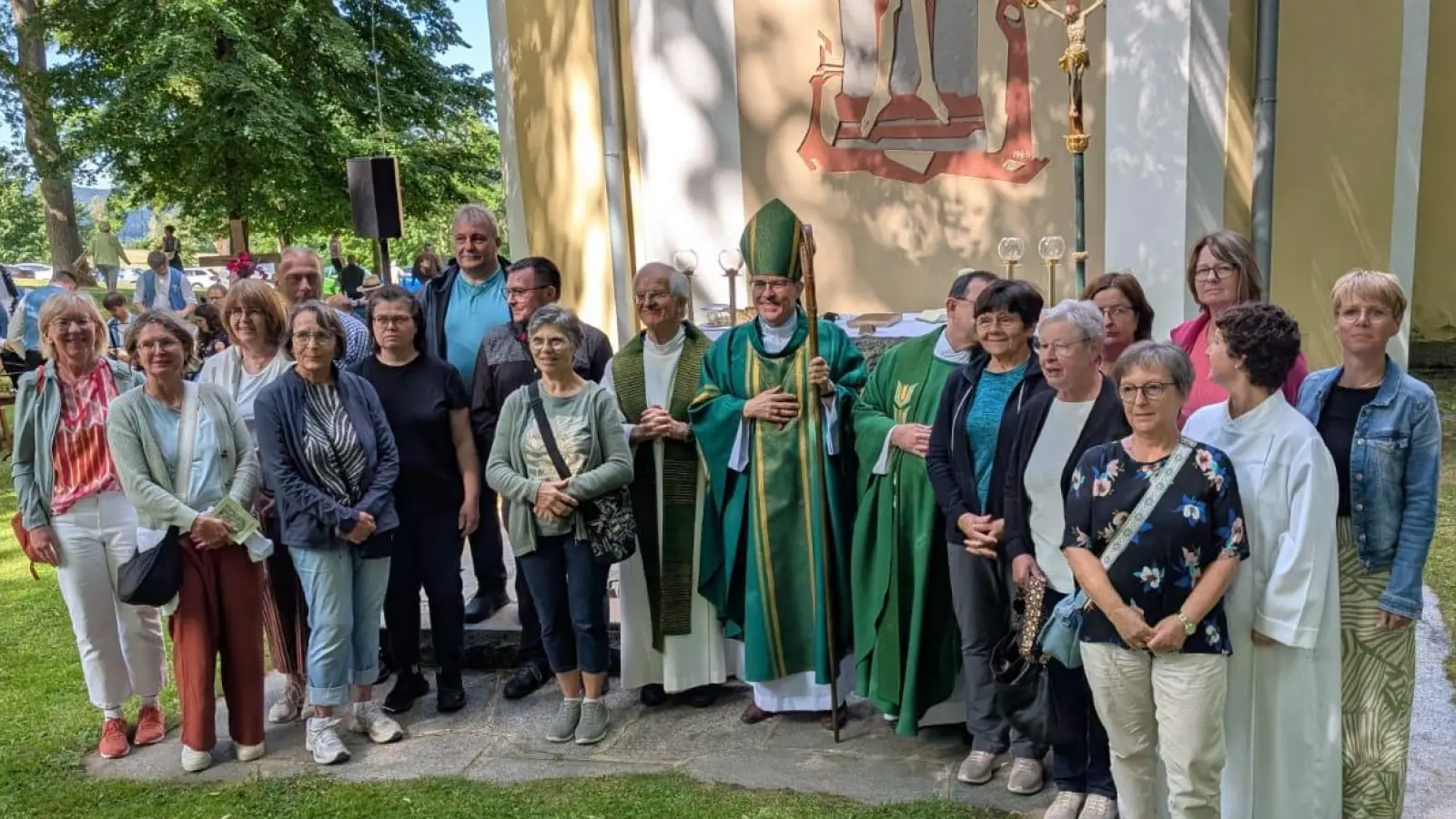 Zum Bergfest kamen diesmal auch Gäste aus Pilsen.  (Bild: Maria Wagner)