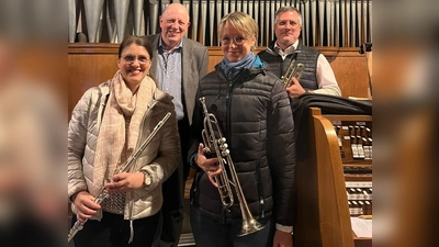 Die Akteure der Abendmusik Steffi Probst, Susi Jankowiak, Jürgen Probst und Michael Koch. (Bild: Michael Koch)