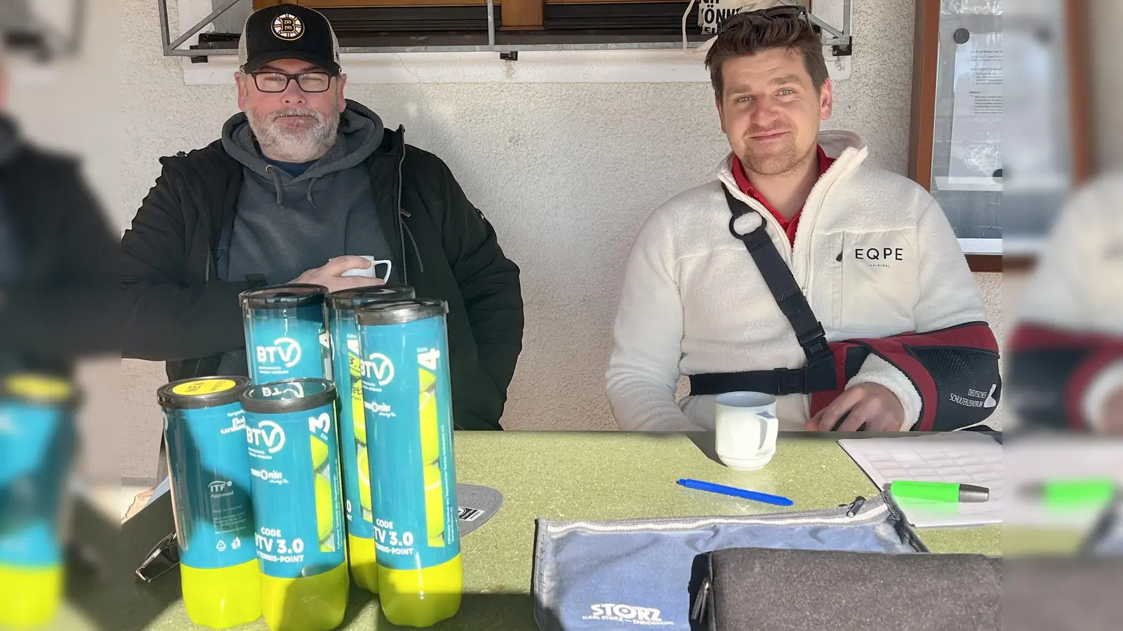 Die Organisatoren Thorsten Gradl und Matthias Hagn. (Bild: Hermann Riedl)