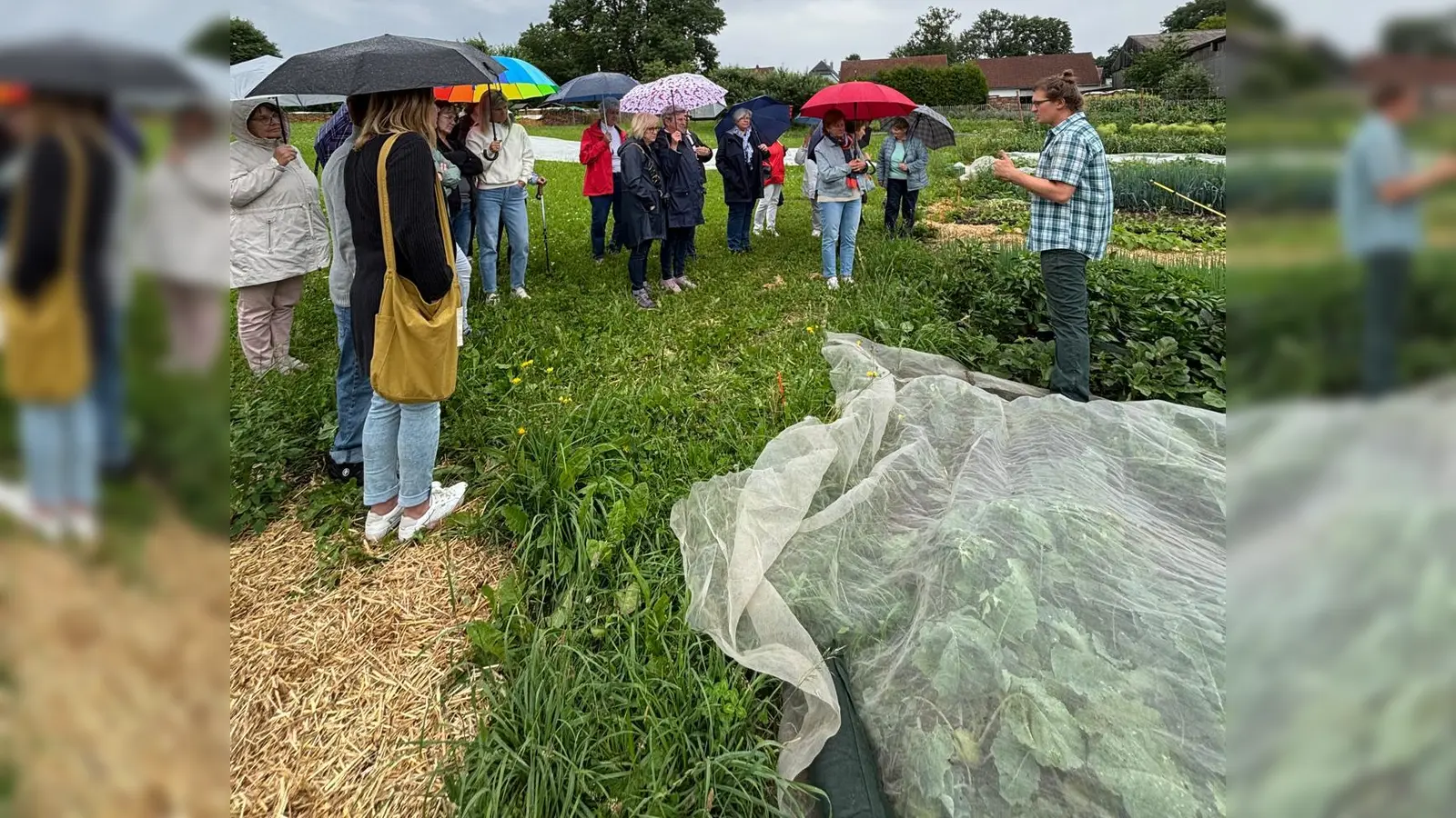 Trotz Regen ein gelungener und informativer Nachmittag bei Daniels Riebl. (Bild: Corinna Kreisl)