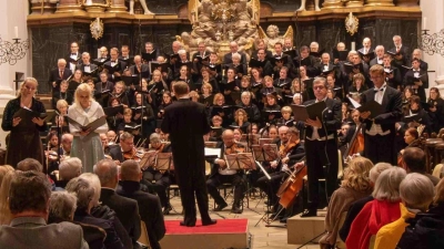 Chor der Basilika Waldsassen und Chor Rastislav Blansko. (Bild: Nils Wittmann )