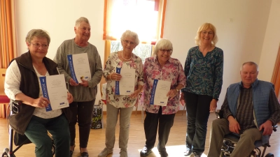 Ehrungen gab es bei der JHV des VdK Luhe-leuchtenberg. (Bild: Hans Meißner)