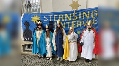 Sternsinger aus Brand bei Marktredwitz. (Bild: Alfons Prechtl )
