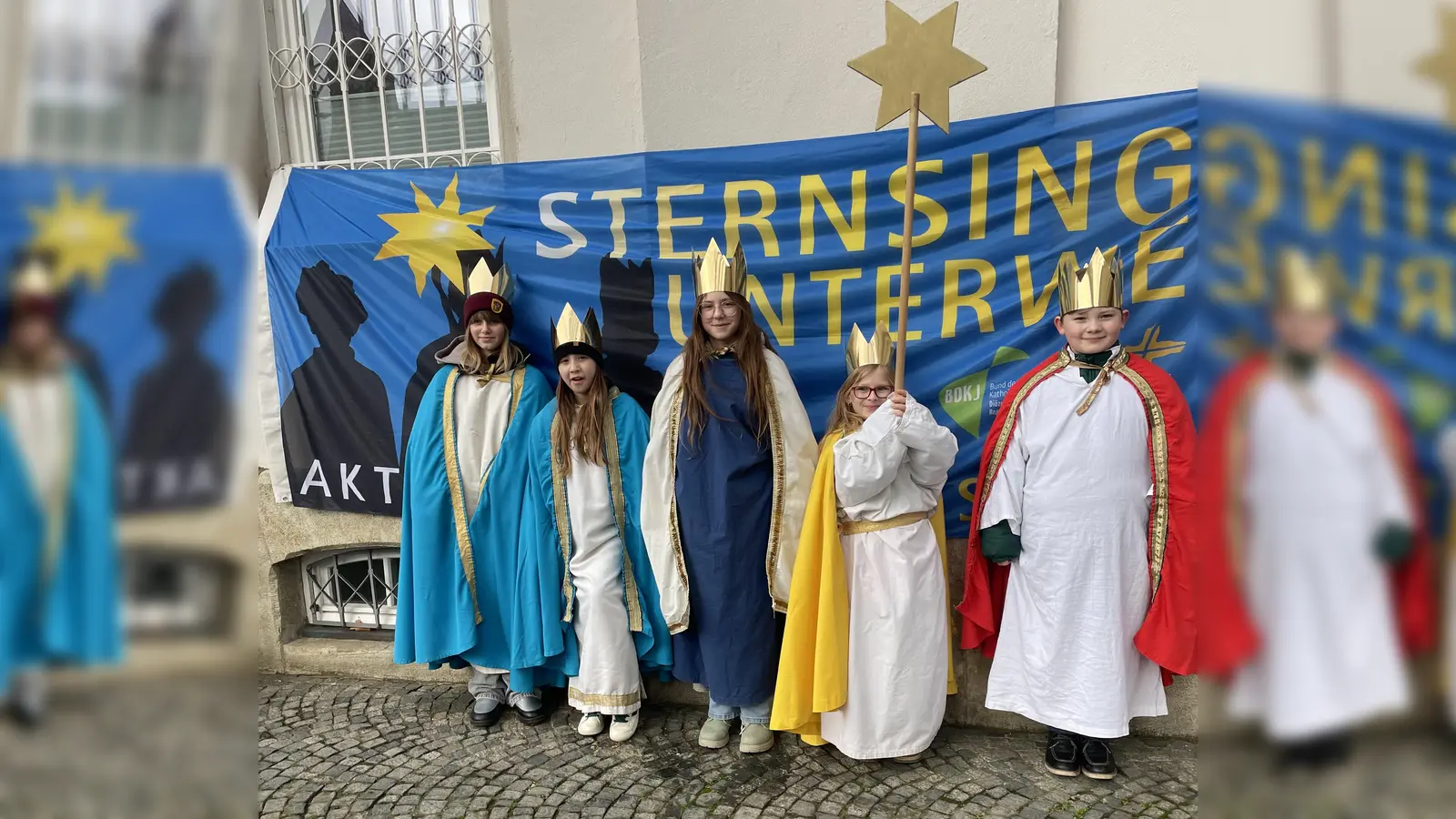 Sternsinger aus Brand bei Marktredwitz. (Bild: Alfons Prechtl )