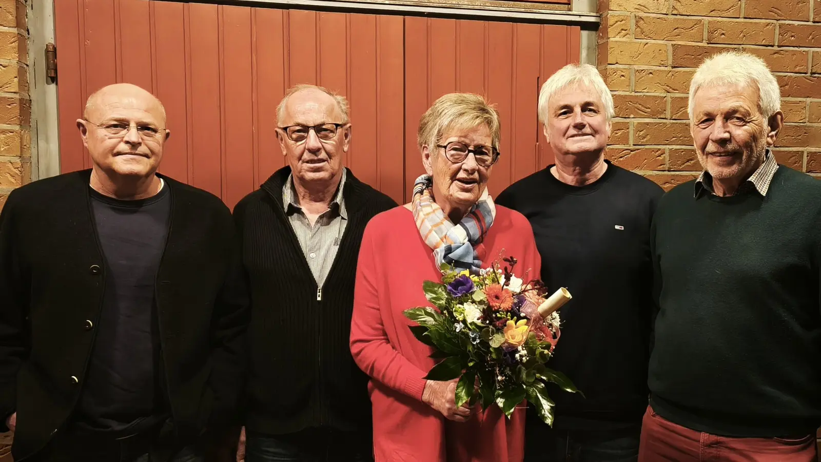 Robert Schmid, Anton Gschrei, Hannelore Steinbauer, Bernhard Haas, Wolfgang Pfeifer (Bild: Katja Haas)