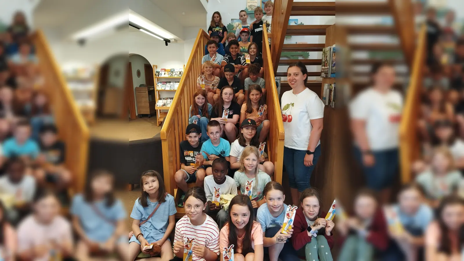 Schüler/-innen der Grundschule Bad Neualbenreuth mit Klassenleitung Frau Lehmann (Bild: Kristina Gebel )