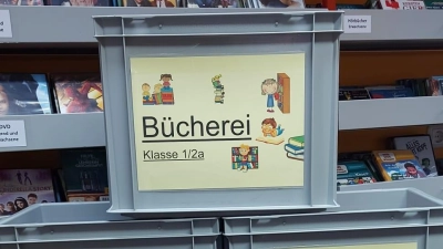 Die Bücherkisten für die Erbendorfer Grundschulkinder sind gepackt. (Bild: Anita Benkhardt)