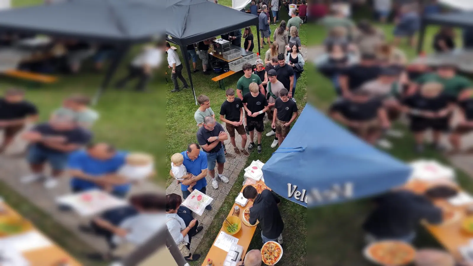 Pizzas waren der Renner beim Sommerfest des Schützenvereins (Bild: Gerhard Löckler)