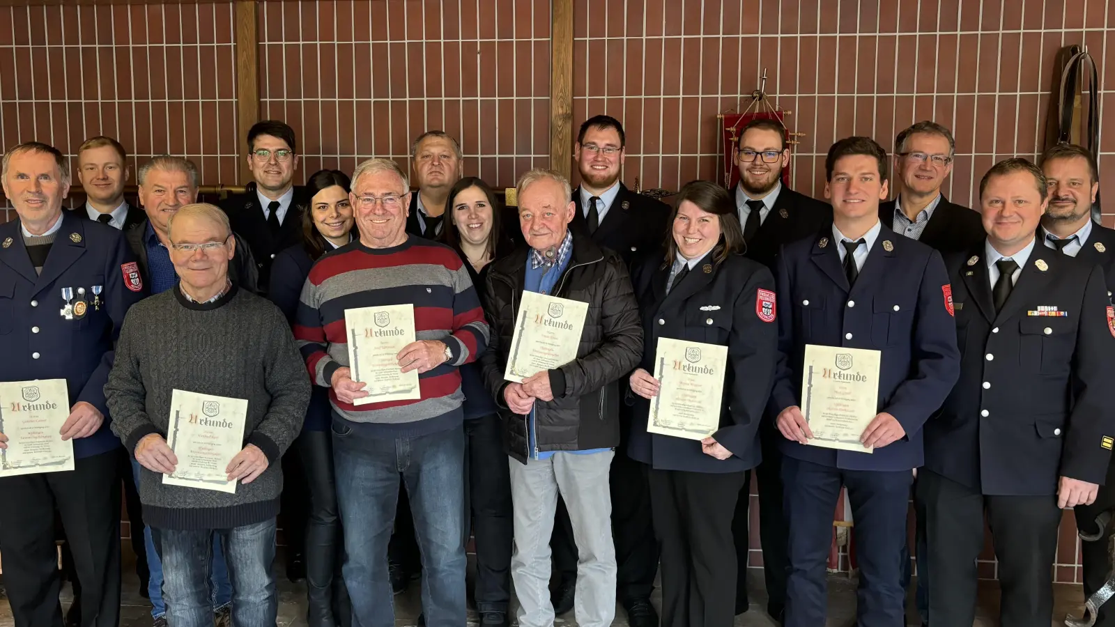 Zahlreiche Ehrungen stehen bei der Feuerwehr Altfalter an.  (Bild: Eva Schrott/exb)