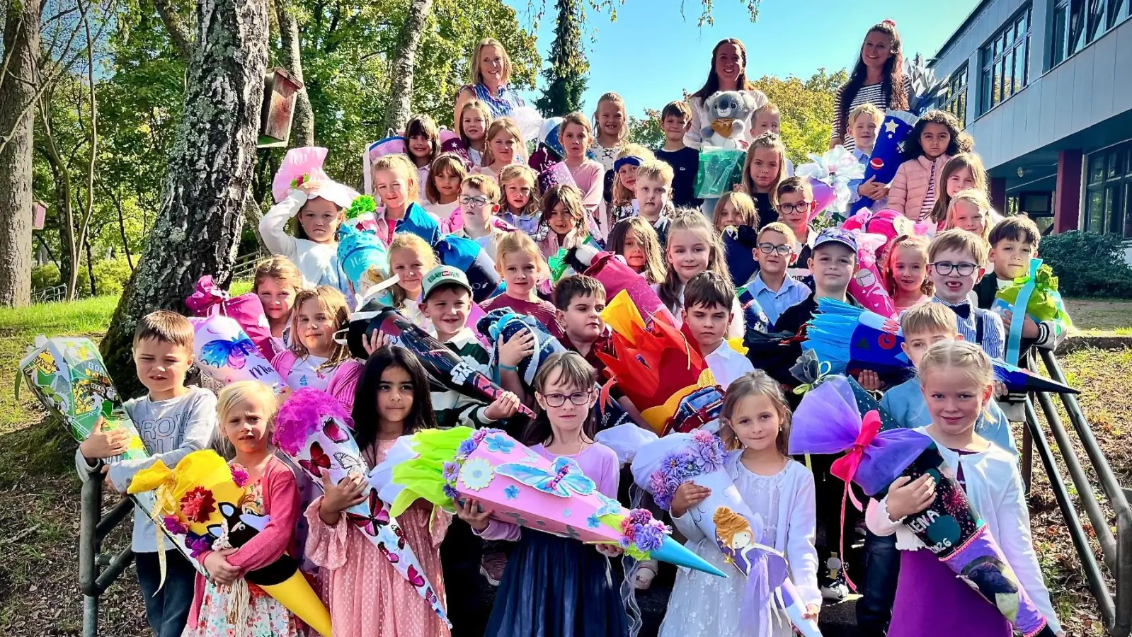 Schulanfänger der Hans-Schelter-Grundschule (Bild: Elisabeth Bergmann)