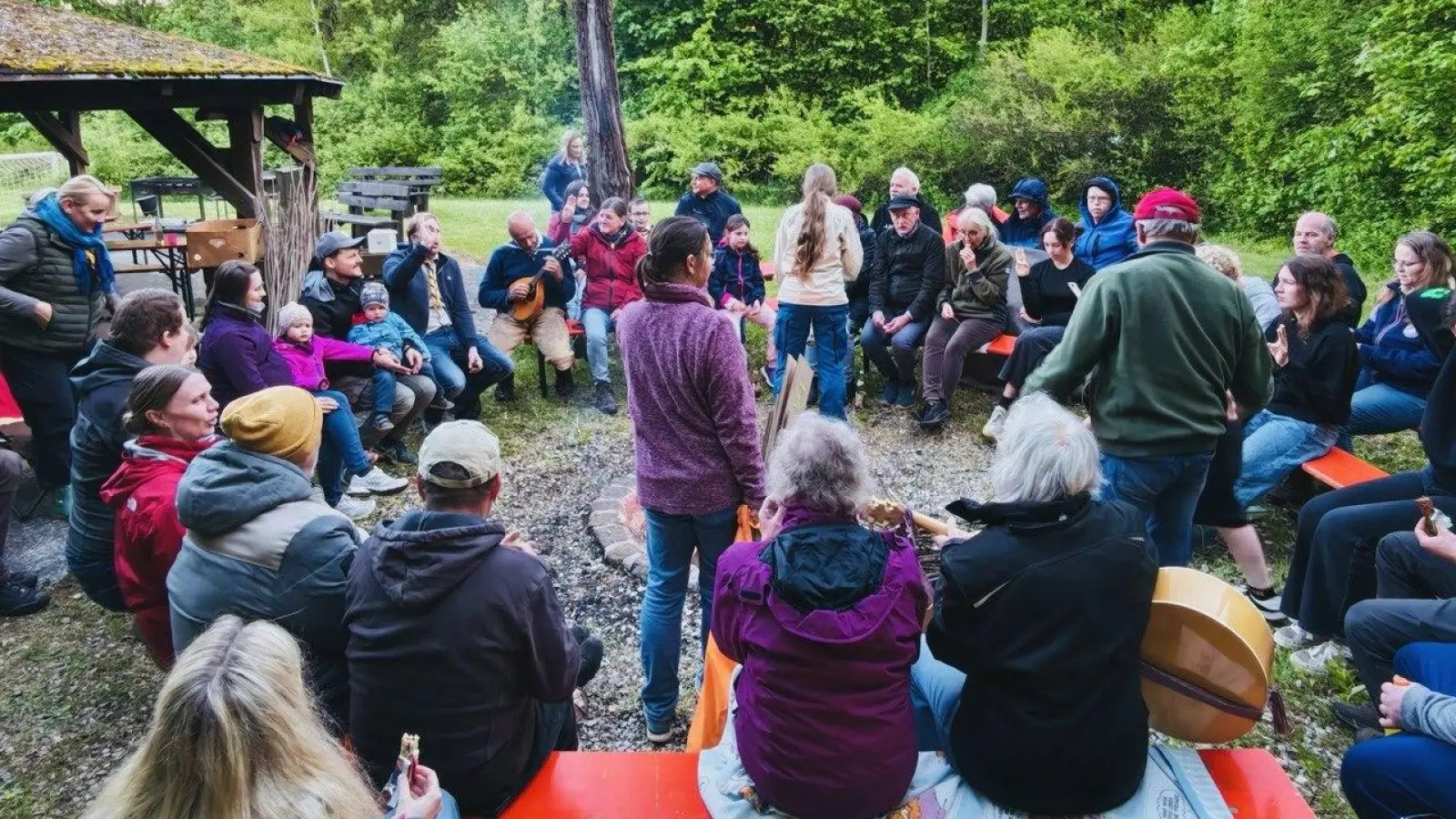 Tagesausklang der Freizeit der Missionsgemeinschaft Offene Tür (Bild: Elke Gehr)