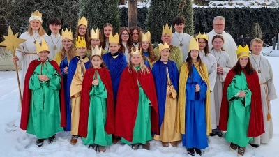 Die Paulsdorfer Sternsinger sammelten 1466,95€. (Bild: Verena Raps)