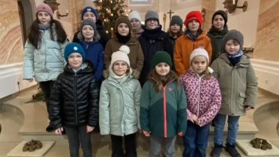 Diesjährige Kommunionkinder stellten sich vor. (Bild: Josef Glas)