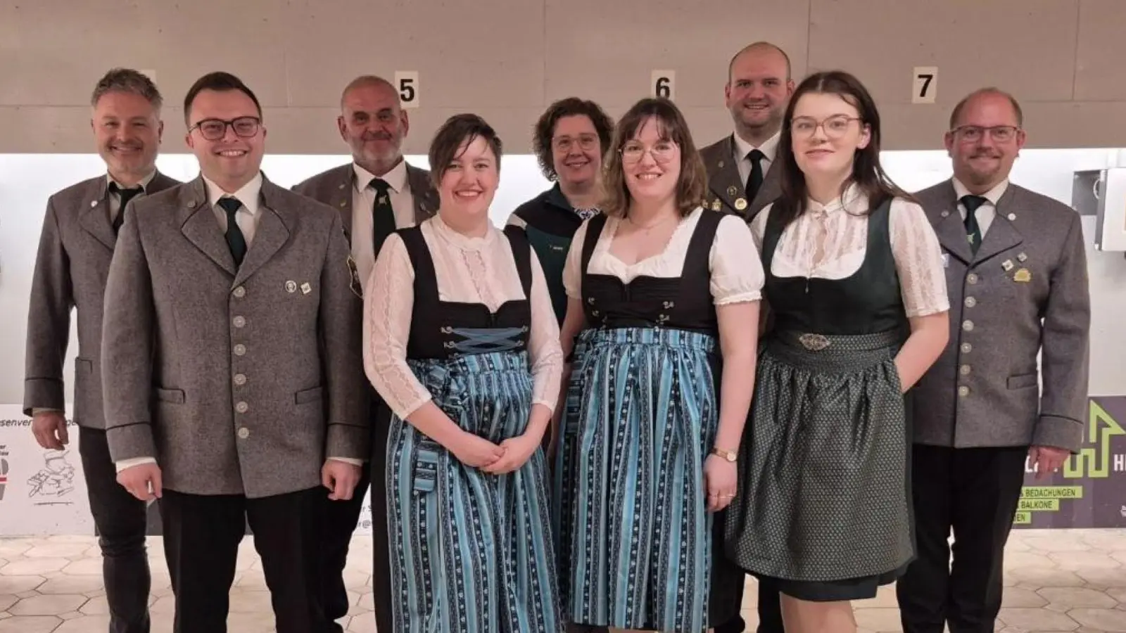 Vorstandschaft Fortuna Schönhaid. (Bild: Helena Lindner)