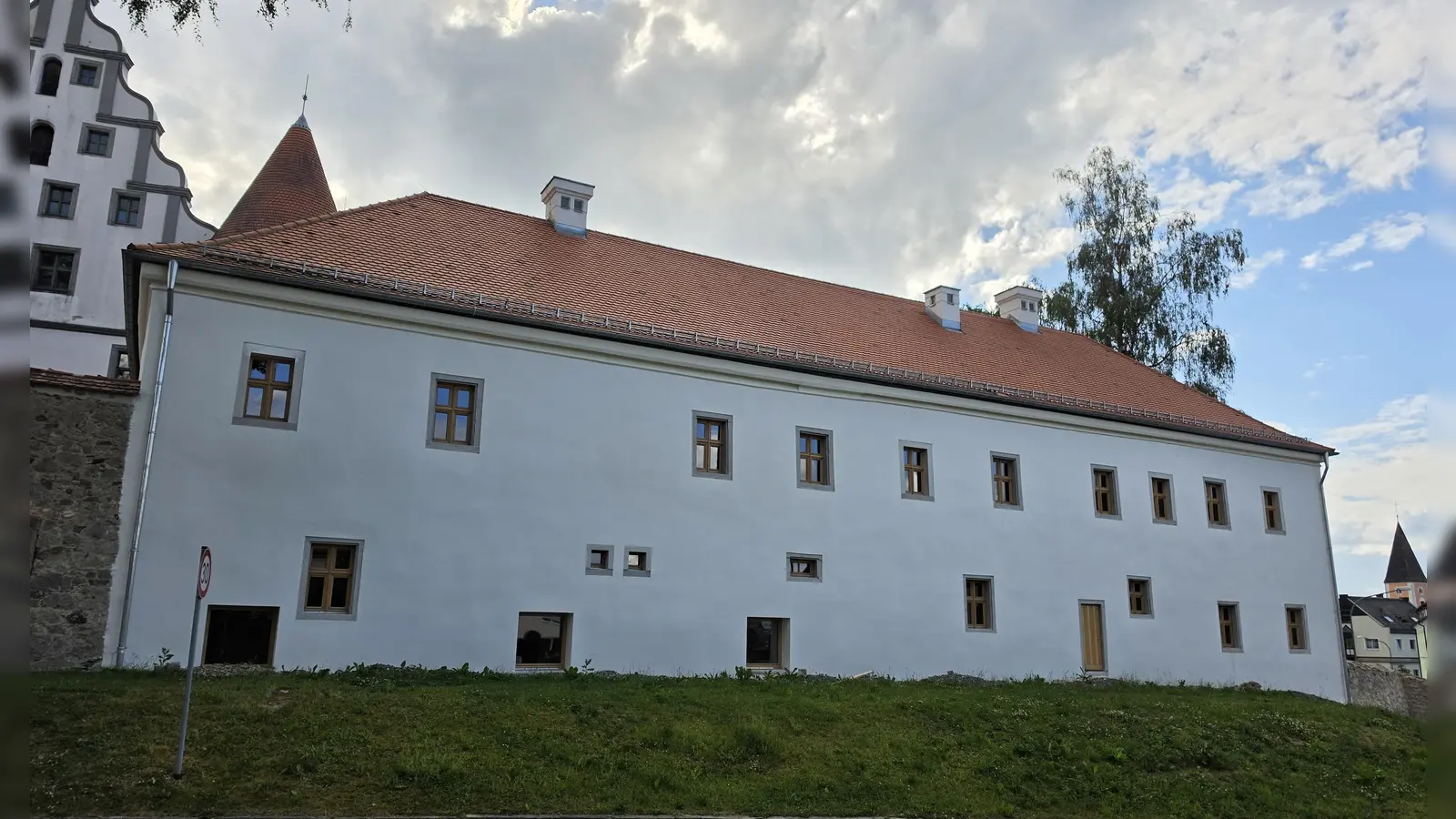 Kavaliersgebäude - Ansicht Straße. (Bild: Marcel Weidner)