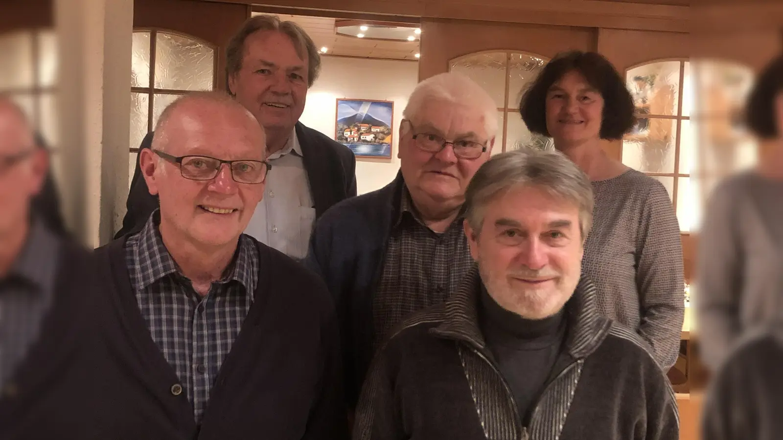 Norbert Demleitner, Werner Sauer (SPD), Karl Luber, Ludwig Schedl, Brigitte Kreinhöfner (CSU) (Bild: Reiner Windschiegl)