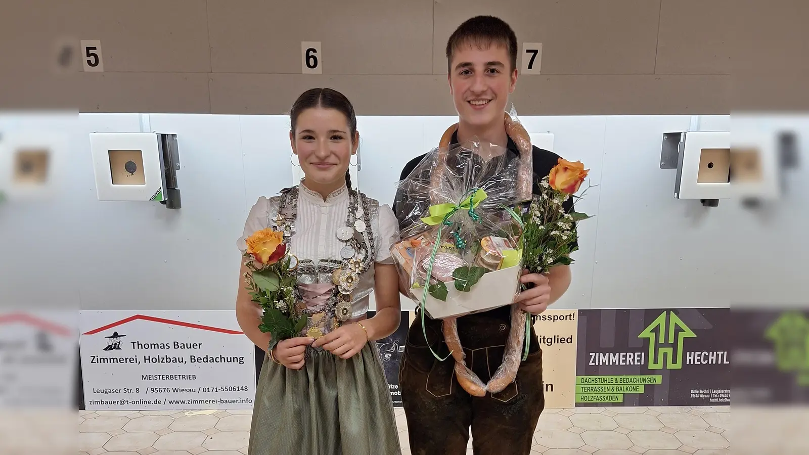 Doppeljugendkönige Louisa Bauer und Florian Brandl (Bild: Johannes Helgert, Andrea Bächer)
