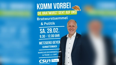 Plakat „Komm vorbei!” (Bild: Thomas Hottner)