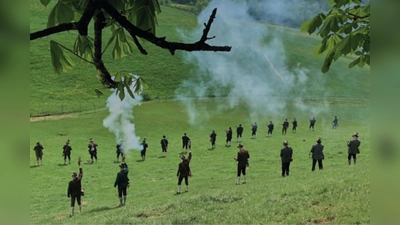 Böllerschützen Mitterteich Jubiläum. (Bild: Leo Grillmeier)