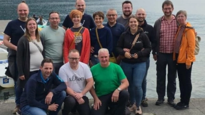 Die Musikgruppe aus Neunburg vorm Wald begeisterte beim Aicher Kirtag und machte einen Abstecher nach Gmunden am Traunsee. (Bild: Andreas Königsberger)